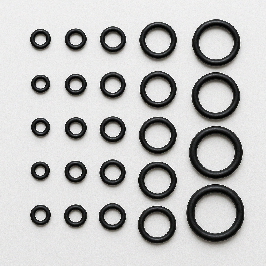 Illustration for understanding o ring sizing